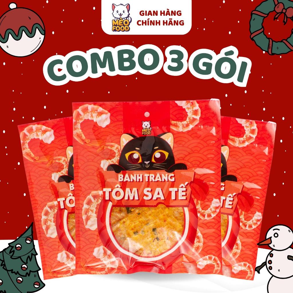 COMBO 3 BÁNH TRÁNG TÔM SA TẾ 26 GRAM