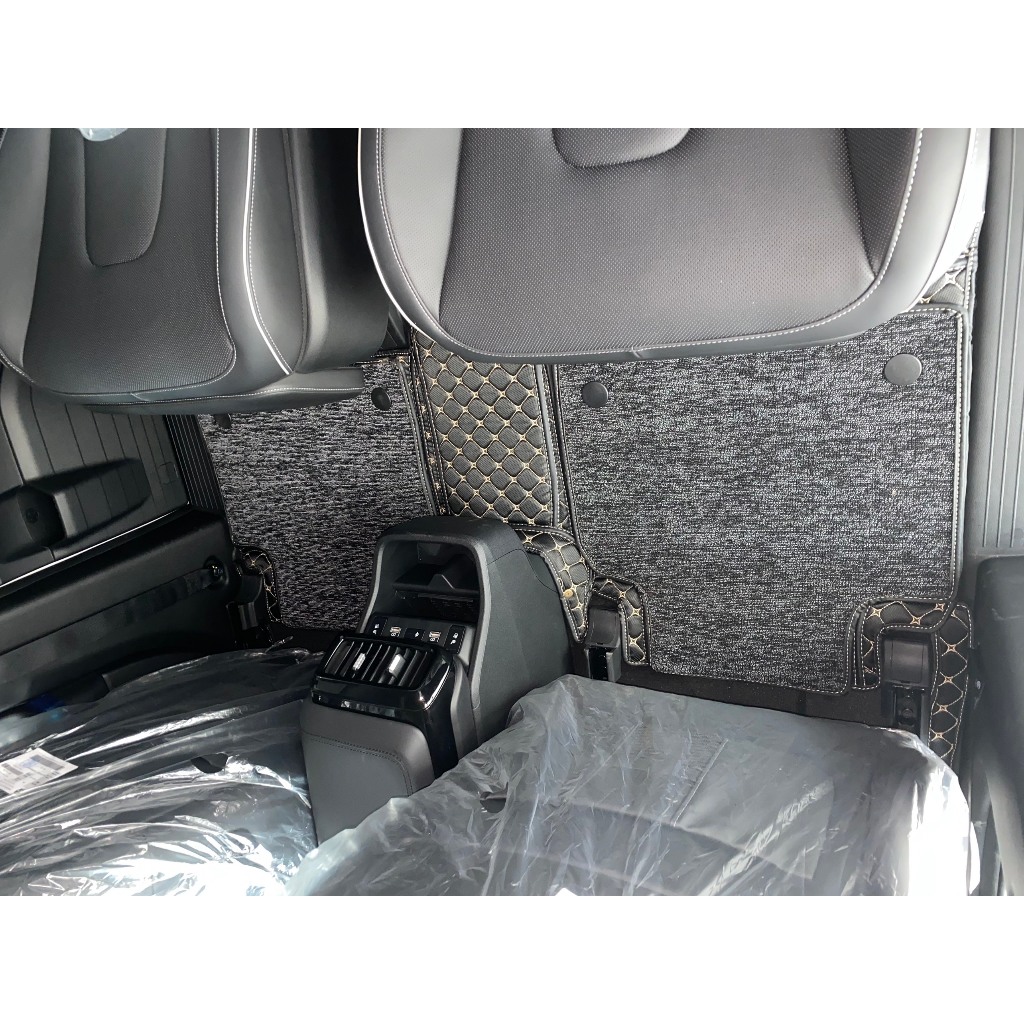 Thảm sàn ô tô 6D cacbon cao cấp cho xe Hyundai Palisade 2023, không mùi chống thấm nước tuyệt đối, che phủ 90% sàn xe