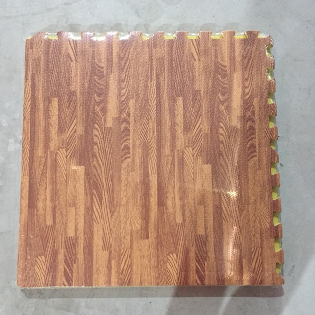 Thảm xốp lót sàn, xốp trải sàn vân khế bộ 4 tấm có kèm viền khoá chung quanh hàng chuẩn KT 60x60x1cm