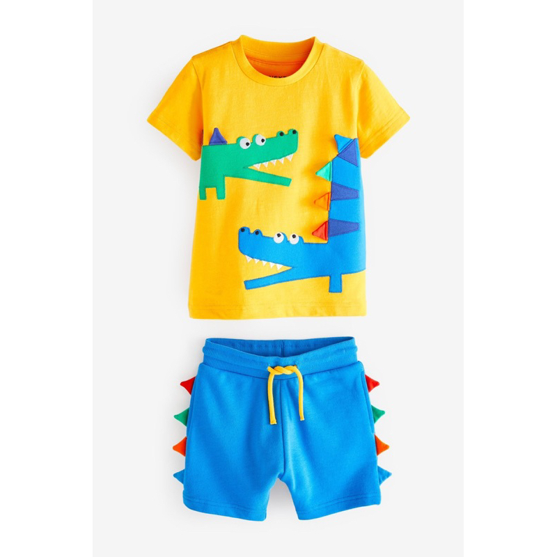 Set bộ vàng hoạ tiết cá sấu thêu nổi siu nổi bật cho bé iuuu…