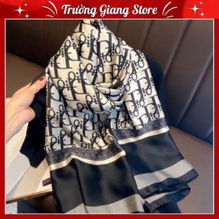 Khăn quàng lụa cao cấp dài bản to 180*90 hoạ tiết di or💥sale💥 khăn lụa satin hoạ tiết sắc nét trẻ trung