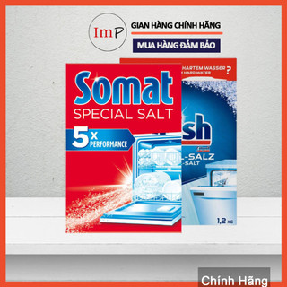 Muối rửa bát Somat - Muối Finish - Muối ImS làm mềm nước chuyên dụng cho máy rửa chén bát - ImP