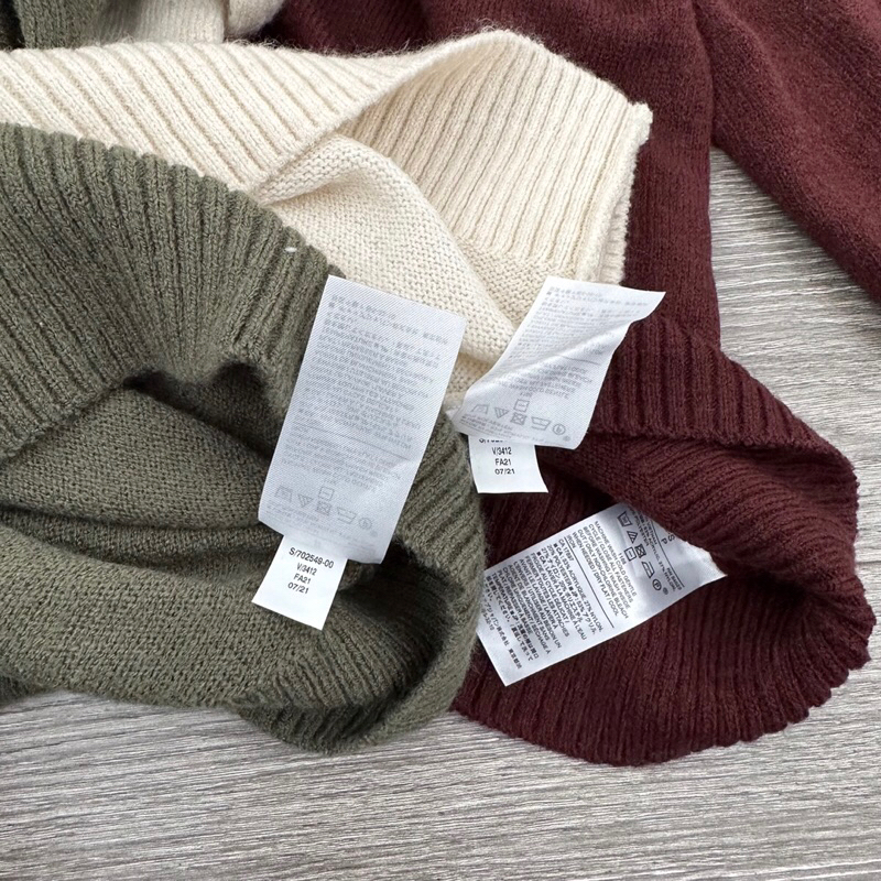 BEUCLOSET - Áo len tay dài BP chất mềm 3 màu