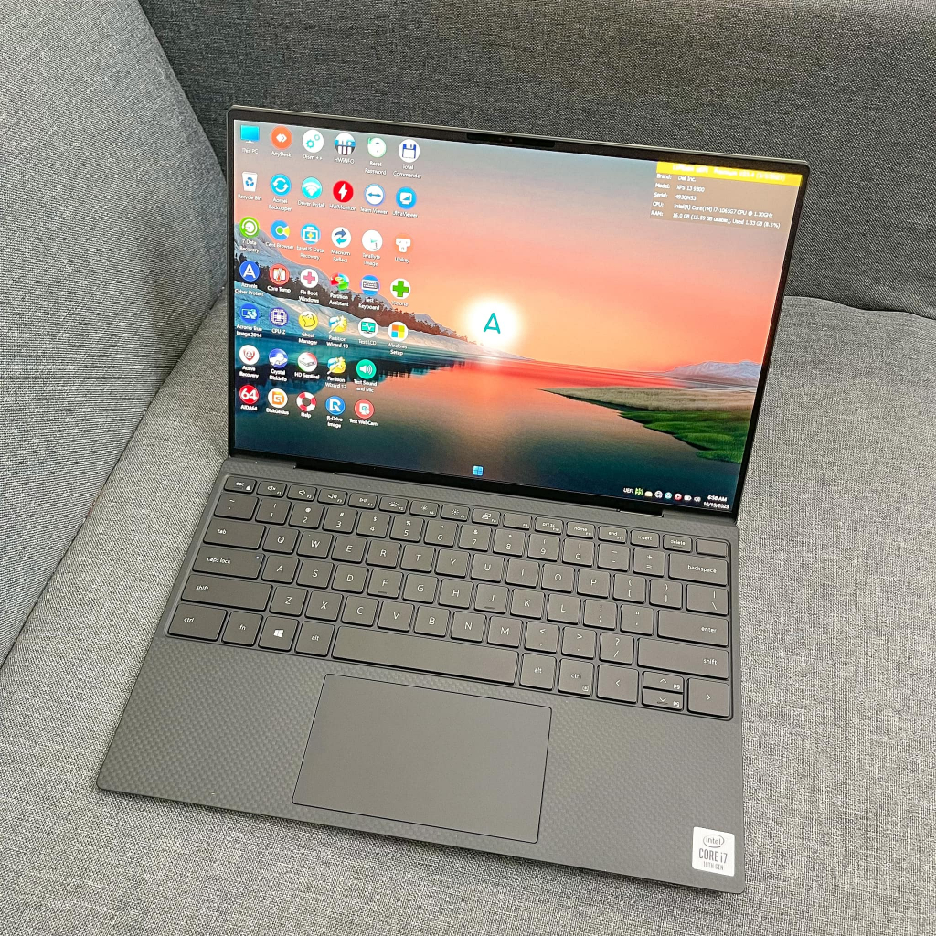 DELL 9310 2in1 xoay gập 360 độ |  LAPTOP DOANH NHÂN Mở máy bằng Face ID,F34