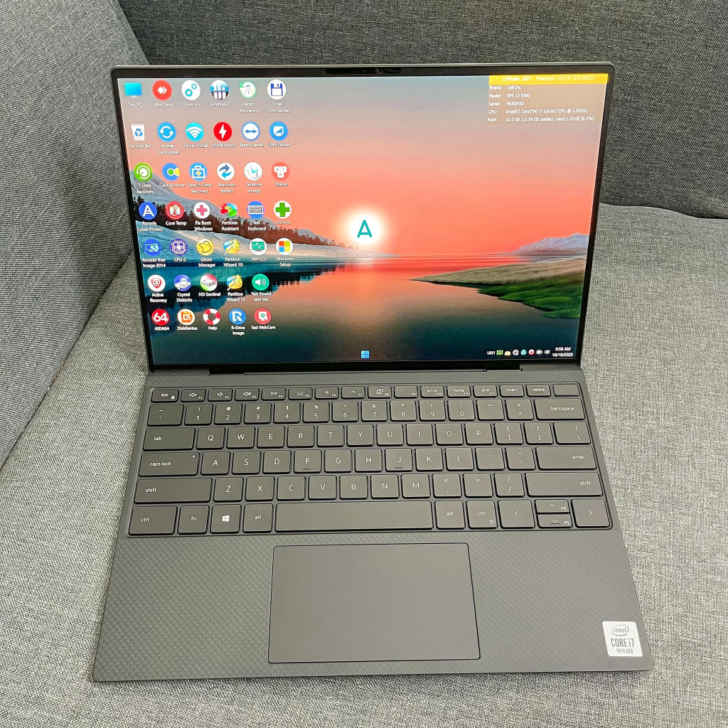 DELL 9310 2in1 xoay gập 360 độ |  LAPTOP DOANH NHÂN Mở máy bằng Face ID,F34