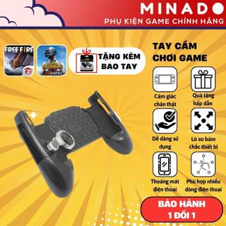 Tay Cầm Chơi Game Điện Thoại Basic Thiết Kế Siêu Mỏng Siêu Nhẹ Tràn Viền Cho Pubg Liên Quân - Minado