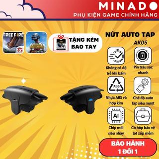 Nút bắn pubg auto tap ak05 mini 50 lần/giây bắn siêu nhanh chơi game free fire, ros, call of duty, fps - minado