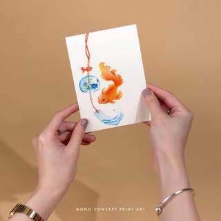 Postcard/Bưu thiếp mẫu Chuông gió