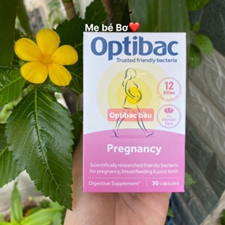 Men Optibac Pregnancy dành cho bà bầu, Optibac bầu cho phụ nữ mang thai, UK Anh Quốc