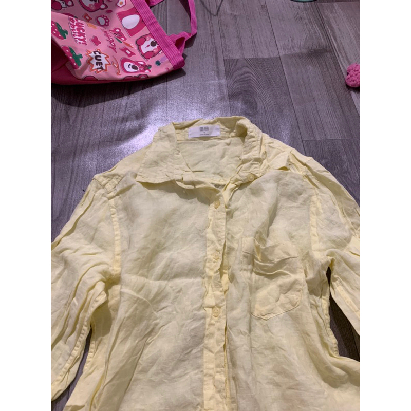 Áo sơ mi basic hiệu Uni Qlo mới