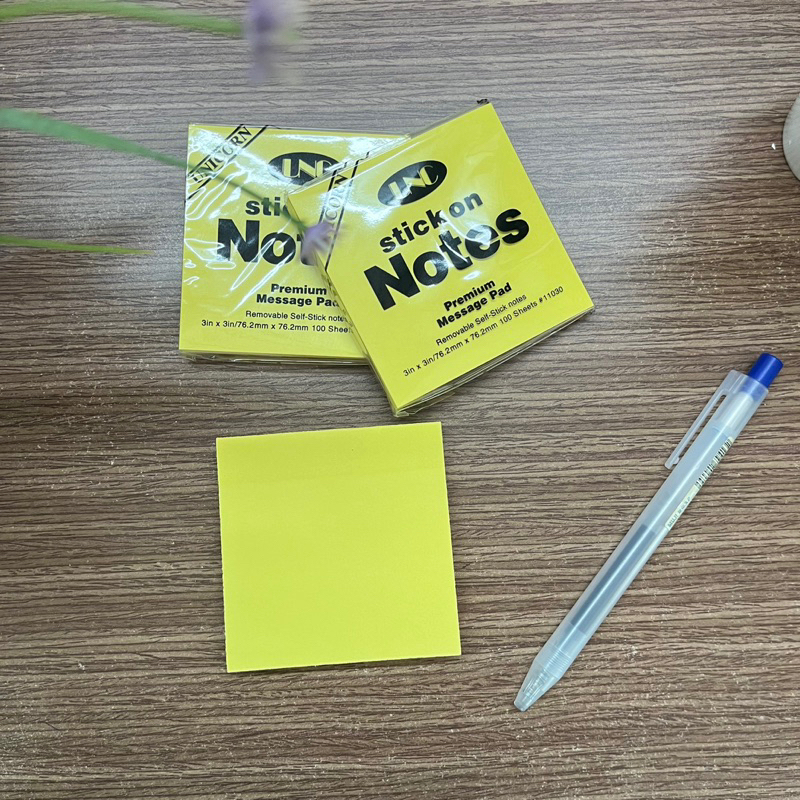 Giấy note vàng 7,5cm 100 tờ/xấp