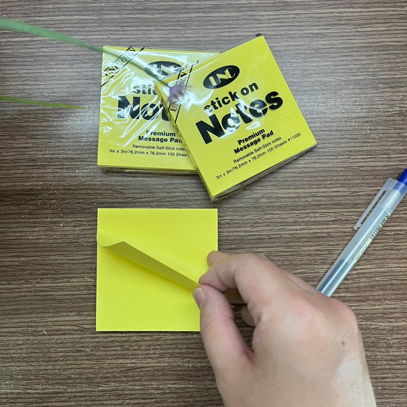 Giấy note vàng 7,5cm 100 tờ/xấp