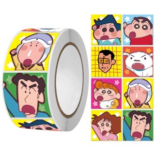 Cuộn 500 tem dán sticker nhiều mẫu dễ thương