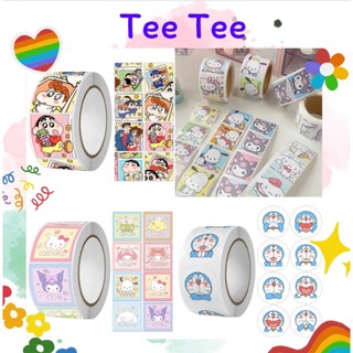 Cuộn 500 tem dán sticker nhiều mẫu dễ thương