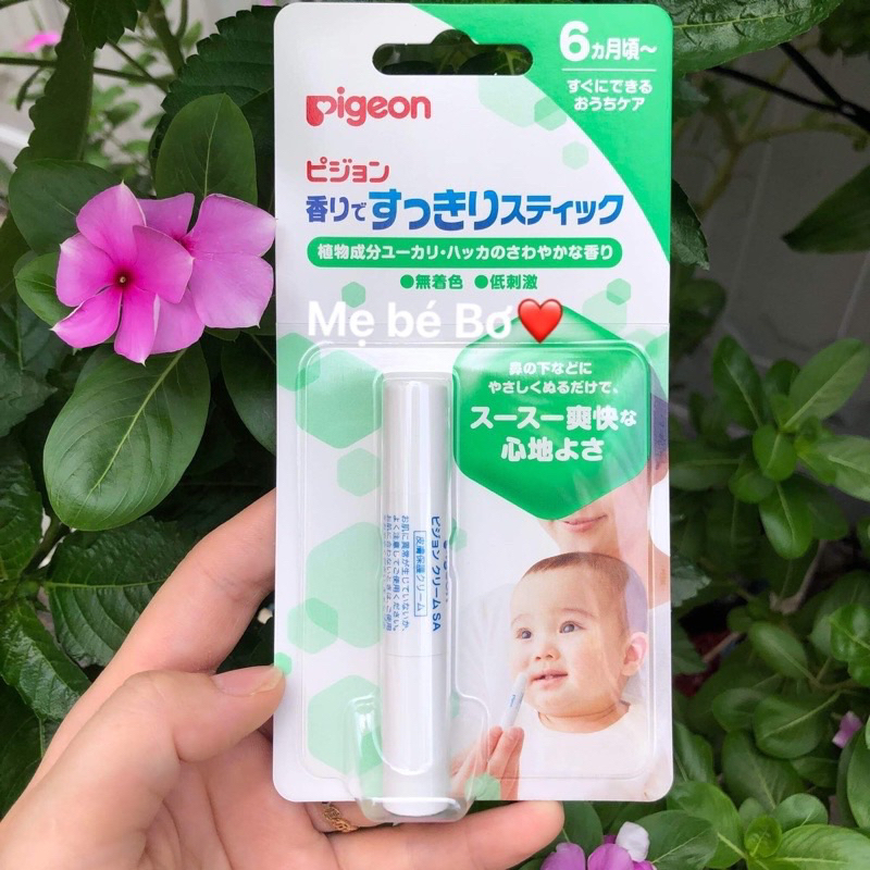 Ống hít thông mũi PIGEON Nhật cho bé 6m+