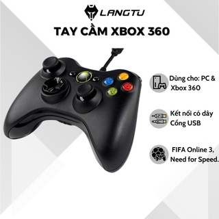 Tay cầm game xbox 360 microsoft - hỗ trợ tất cả các thiệt bị android , pc , xbox ...
