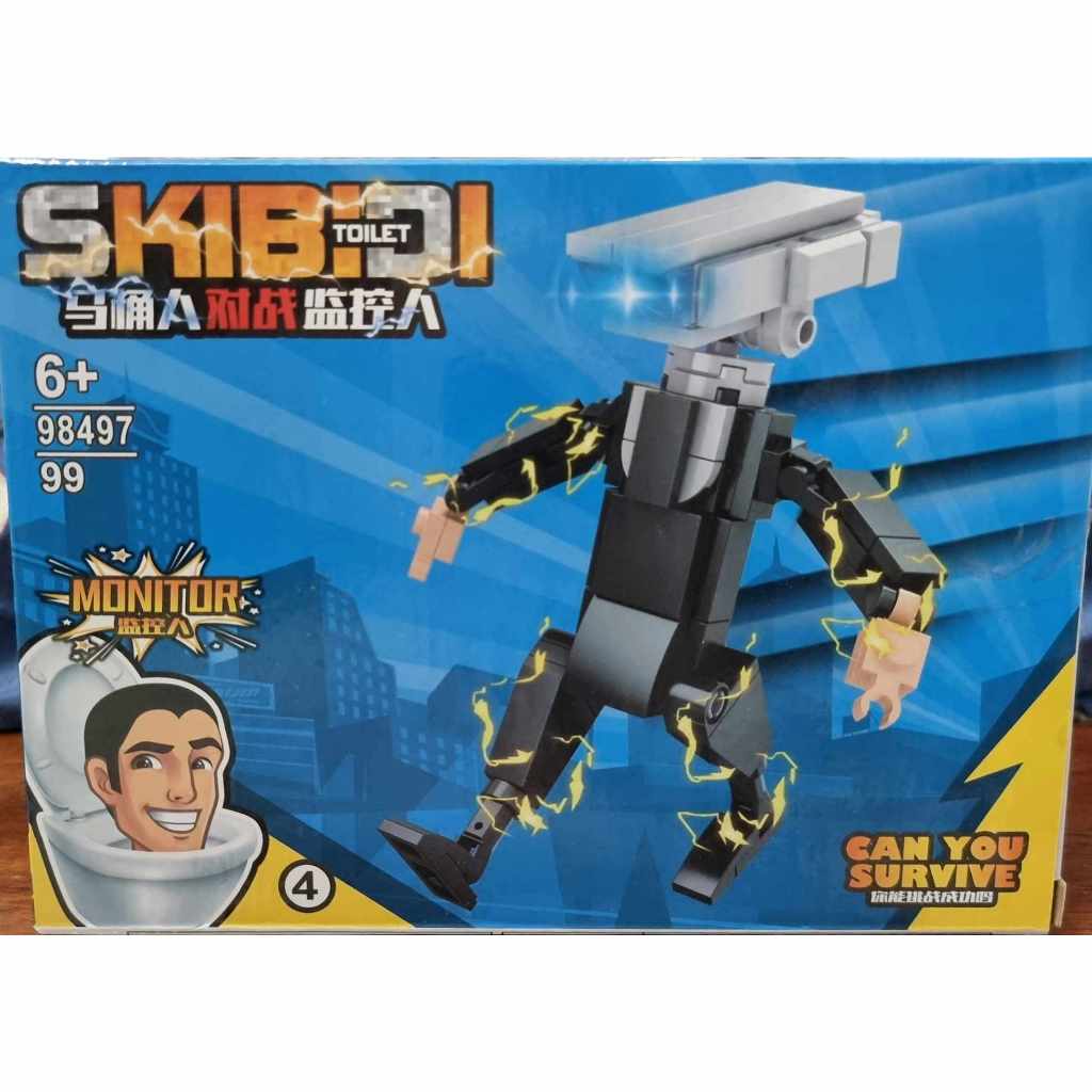 Skibidi Toilet Đồ Chơi Lego Lắp Ráp Nhân Vật Speakerman Titan Cameraman Titan TVman Audioman Monitor
