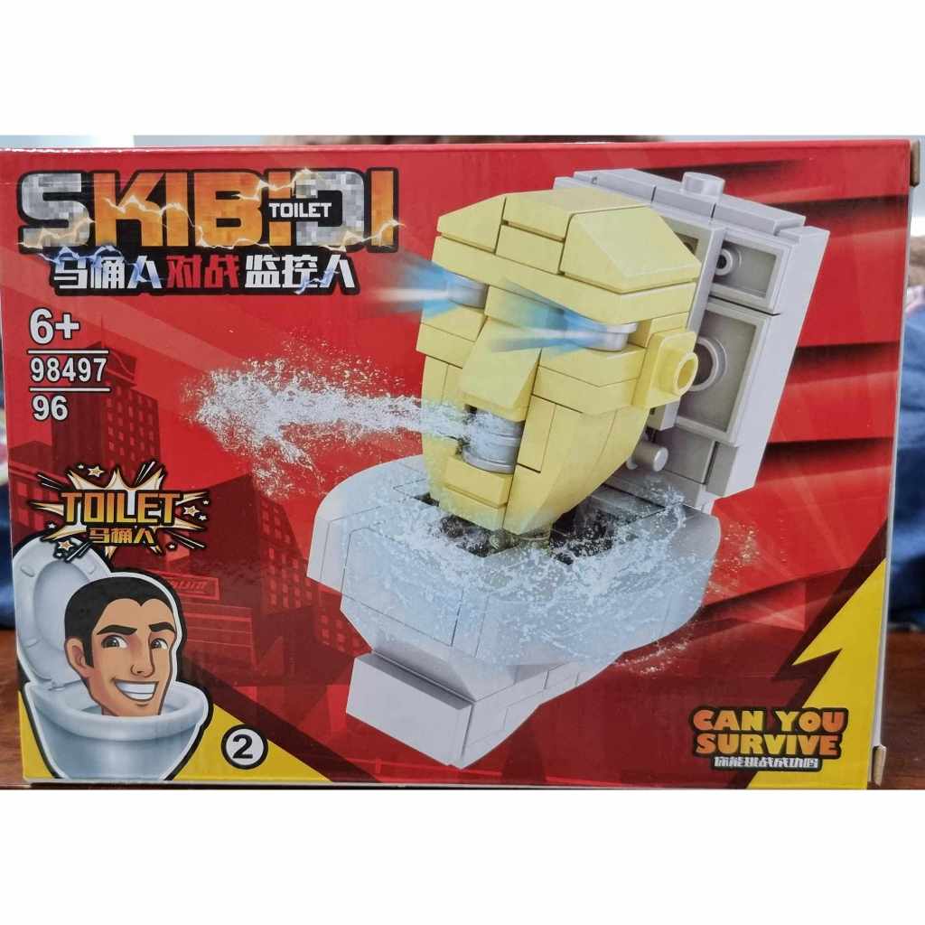 Skibidi Toilet Đồ Chơi Lego Lắp Ráp Nhân Vật Speakerman Titan Cameraman Titan TVman Audioman Monitor
