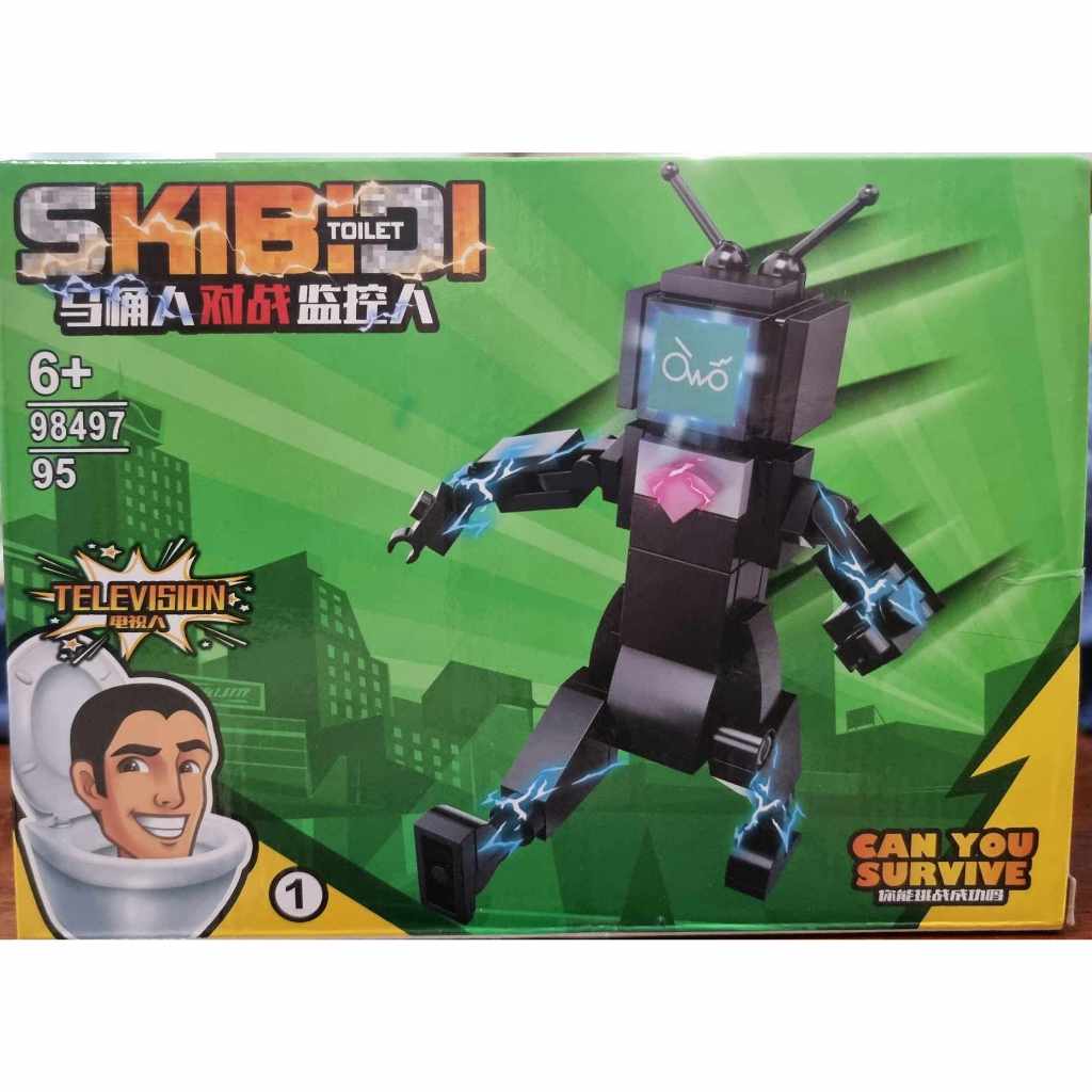 Skibidi Toilet Đồ Chơi Lego Lắp Ráp Nhân Vật Speakerman Titan Cameraman Titan TVman Audioman Monitor