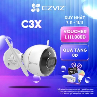 Camera WIFI Ngoài Trời EZVIZ C3X 1080P, IP67, Ghi Hình Màu, AI Phát Hiện Người/Xe