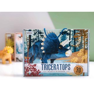 The Age of Dinosaurs. 3D Triceratops (3D MODEL) - Bộ lắp ráp mô hình 3D  khủng long ba sừng.