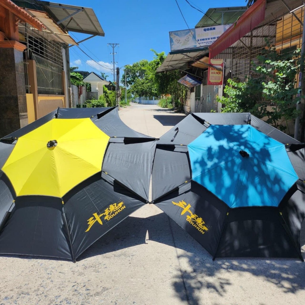 Ô Câu Cá Ô Dù Câu Cá 2 Tầng Douhun, Ô Dù Che Nắng Mưa Cao Cấp [Đồ Câu Thuận Lợi]