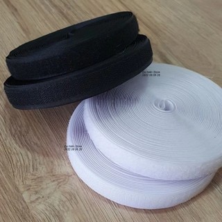 Băng dán xé/ băng dính gai bản 2cm & 2.5cm trắng đen
