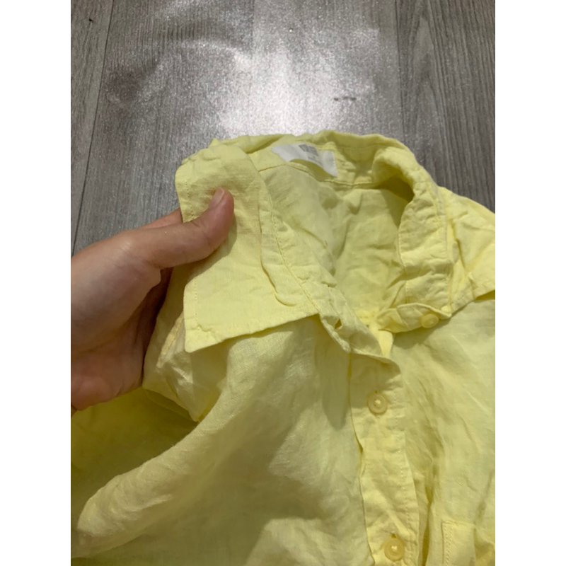 Áo sơ mi basic hiệu Uni Qlo mới