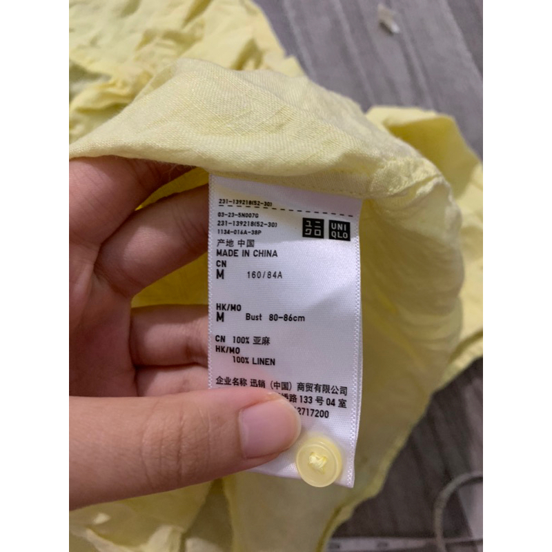 Áo sơ mi basic hiệu Uni Qlo mới