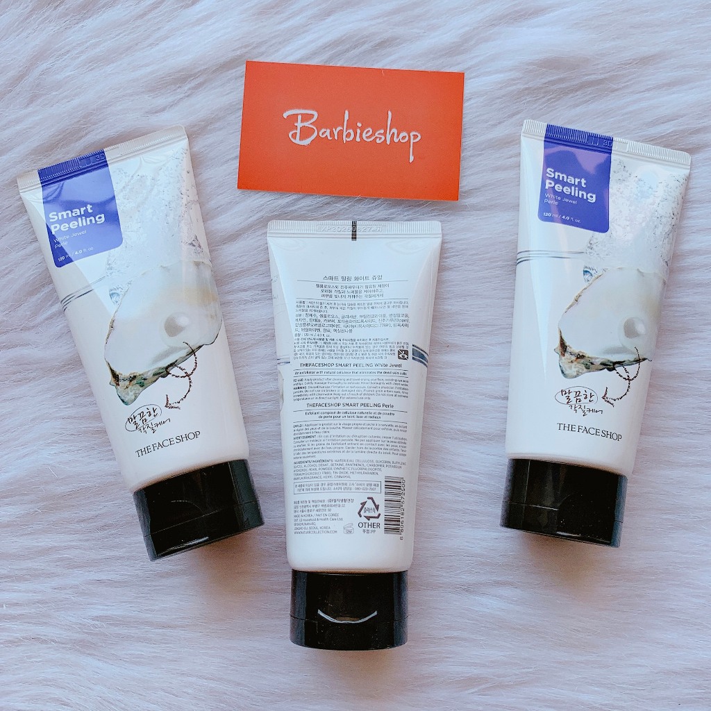 Tẩy Tế Bào Da Chết The Face Shop Smart Peeling Ngọc Trai+Đường Đen