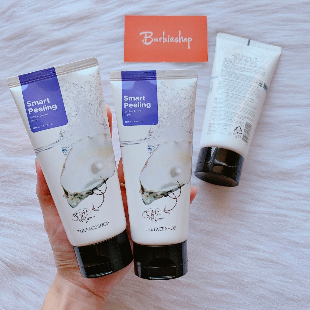 Tẩy Tế Bào Da Chết The Face Shop Smart Peeling Ngọc Trai+Đường Đen