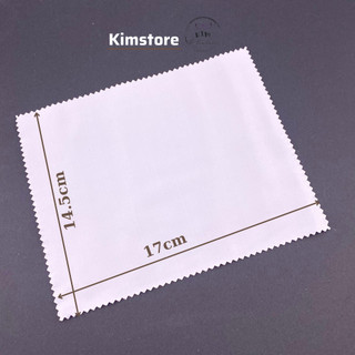 (KHĂN DÀY TRẮNG) Khăn lau tròng kính cận-viễn-loạn,màn hình điện thoại, đồng hồ, ipad, laptop