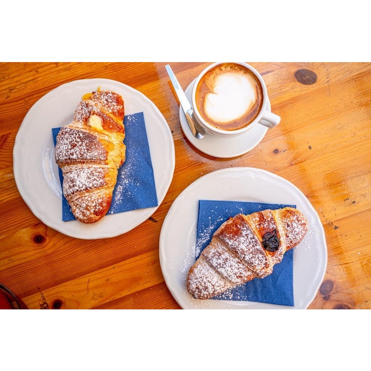 Túi 5 gói Bánh Mì Baguette Bon Orion Nướng Vị Bơ Tỏi Kiểu Ý 180g