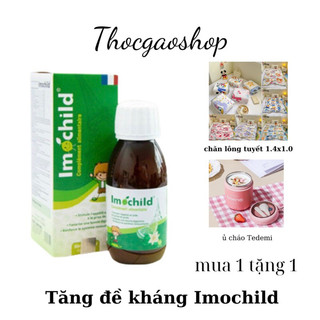 Siro giúp trẻ ăn ngon tiêu hóa tốt tăng đề kháng giảm ốm vặt imochild nhập khẩu pháp ( chai 125 ml