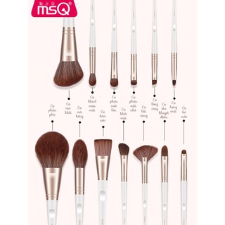 Bộ cọ trang điểm 13 cây MSQ Moonlight