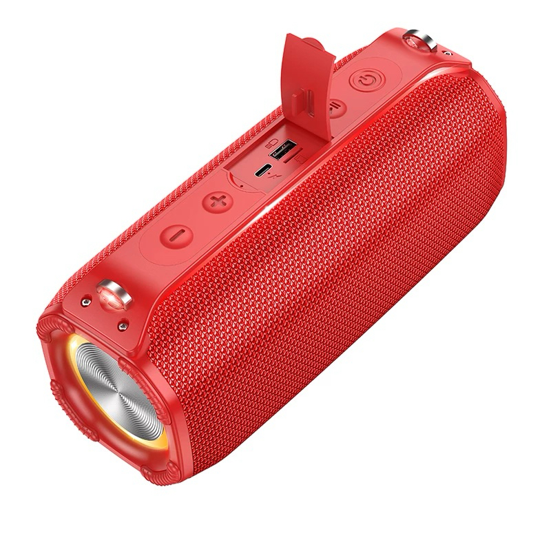 Loa Bluetooth Hoco HC23 5W*2 Với Bộ Loa To, Dải Viền Led, Kèm Dây Xách Đa Dụng, Bền Và Tiện Lợi