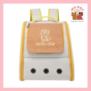 Balo vận chuyển chó mèo hello cat mẫu mới - balo vận chuyển chó mèo size lớn - mypet shop