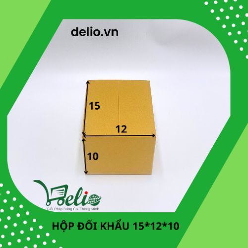 Hộp giấy carton KT 15x12x10 đóng hàng, gói hàng, giá tốt  - DELIO