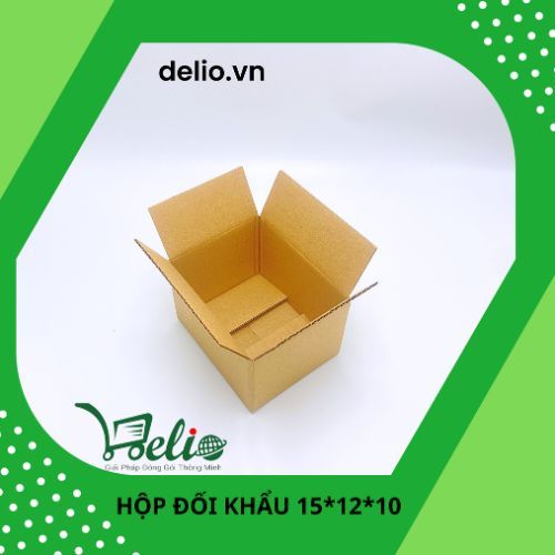 Hộp giấy carton KT 15x12x10 đóng hàng, gói hàng, giá tốt  - DELIO