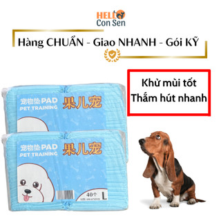 Tã lót  chuồng ECOPETS cho chó mèo siêu thấm hút dùng cho khay vệ sinh size S/M/L - HELLCONSEN