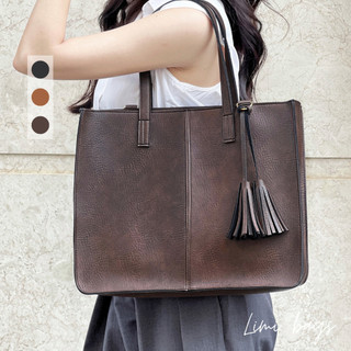 Túi Xách tote Da Nữ Bản To Đựng Laptop A4 Đi Làm Đi Học Công Sở đựng A4 xách tay mềm WINNY limi bags