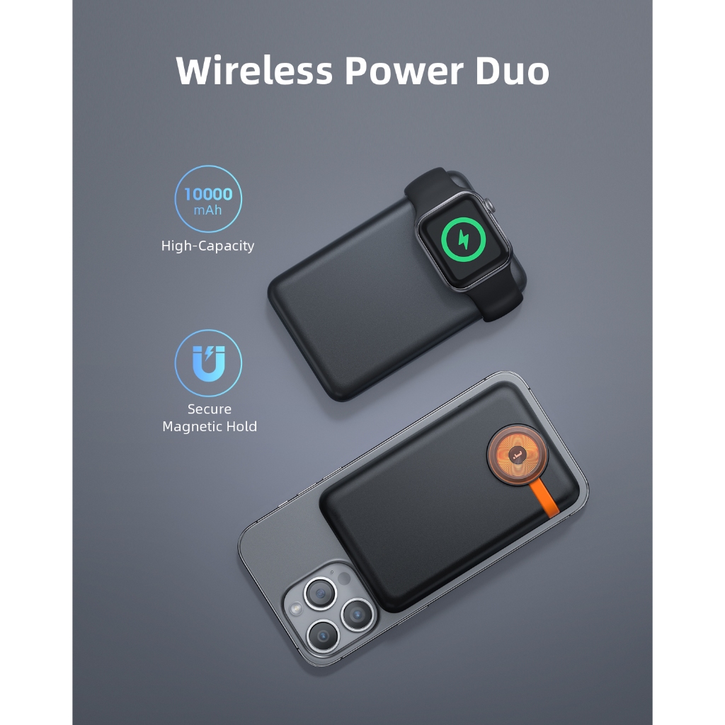 PIN DỰ PHÒNG MAG_SAFE I_PHONE & A_PPLE WATCH INNOSTYLE POWERMAG DUO 2-IN-1 10000 MAH IW202