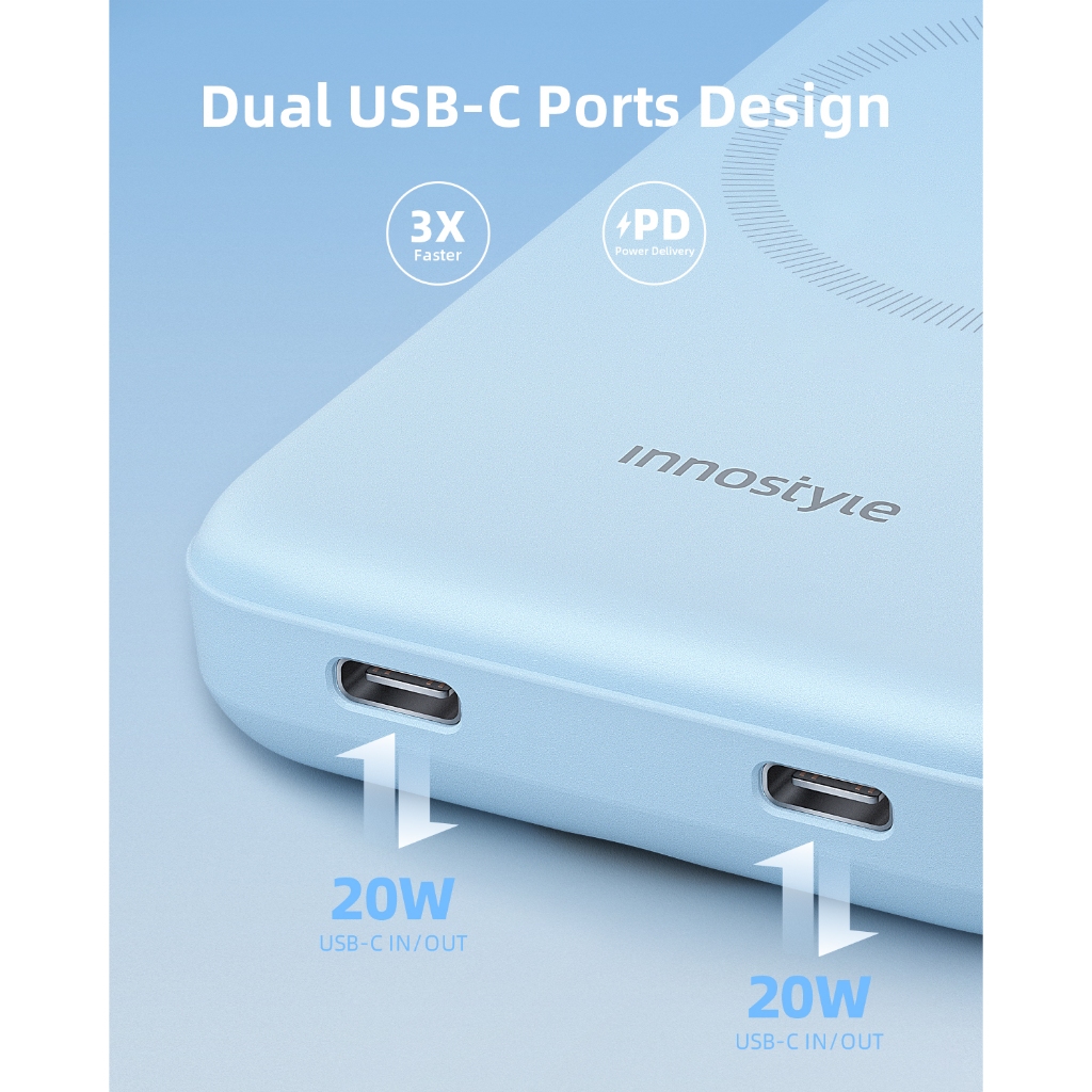 PIN DỰ PHÒNG MAG_SAFE I_PHONE & A_PPLE WATCH INNOSTYLE POWERMAG DUO 2-IN-1 10000 MAH IW202