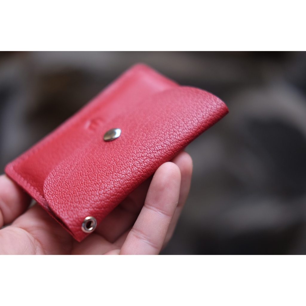 Ví thẻ MINK da thật treo chìa khóa tiện  lợi - HT40