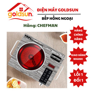 Bếp hồng ngoại chính hãng Chefman CM-923, công suất 2200W tiện dụng cho mọi loại nồi, bảo hành 12 tháng