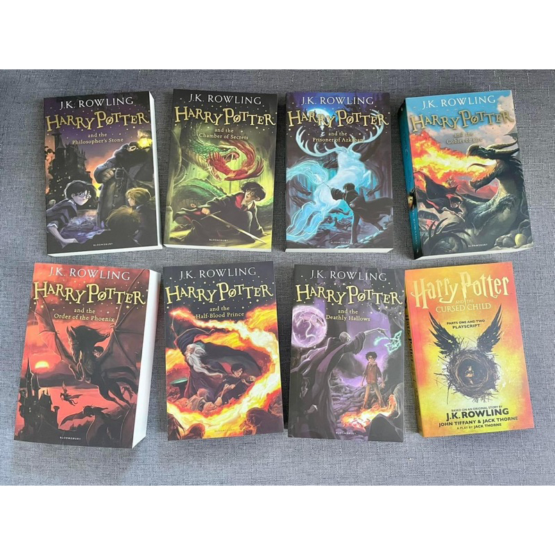 [Mã INBAU252 giảm 25K đơn 149K] Bộ Sách - Tiếng Anh Harry Potter Box Set 8 Cuốn