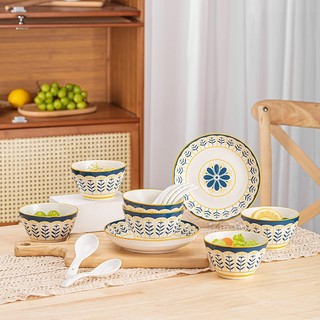 Set 6 bát + 2 đĩa + 6 thìa. hộp quà tặng