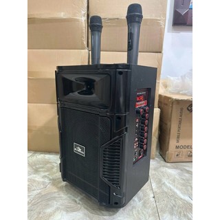 Loa Kéo Karaoke Bluetooth Kiomic K108 2 mic cực hay - BH 6 tháng
