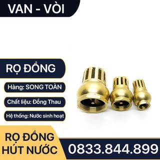Lúp pê Đồng, Rọ Đồng Hút Nước Một Chiều Phi 21 27 34 - Đồng Thau