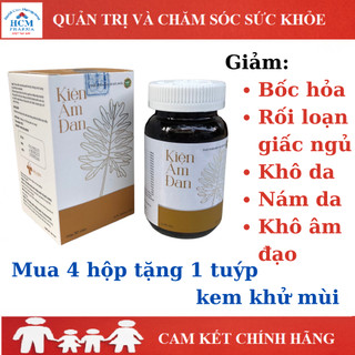 Viên uống trắng đẹp da tinh dầu hoa anh thảo bổ sung nội tiết tố nữ tiền mãn kinh KIỆN ÂM ĐAN 60 viên HCM PHARMA DHG22